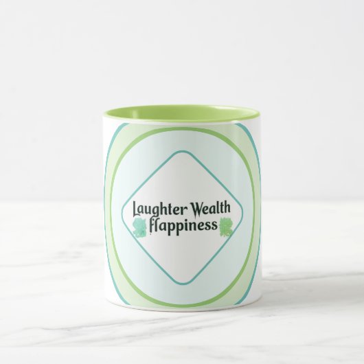 笑いの富の幸福 マグカップ (中央)