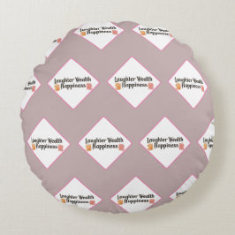 笑いの富の幸福 ラウンドクッション