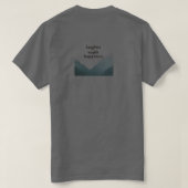 笑いの富の幸福 Tシャツ (デザイン裏面)