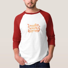 笑いの富の幸福 Tシャツ