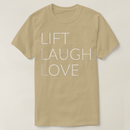 笑いの愛を引き上げる Tシャツ (デザイン正面)