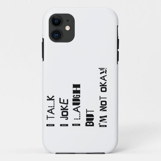 笑いの重み - メンタルヘルスの意識向上 Case-Mate iPhoneケース (裏面)