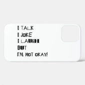 笑いの重み – メンタルヘルス認識度 Case-Mate iPhoneケース (裏面 (横))