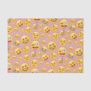 笑いの騒々しい (lol)Emojiパターン 薄葉紙