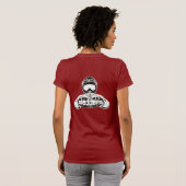 "笑いのBraap"は女性のSledders.comのTシャツ住んでいます Tシャツ (裏面フル)