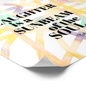 笑いは悲観的な文学トーマス・マン引用文 ポスター (角)