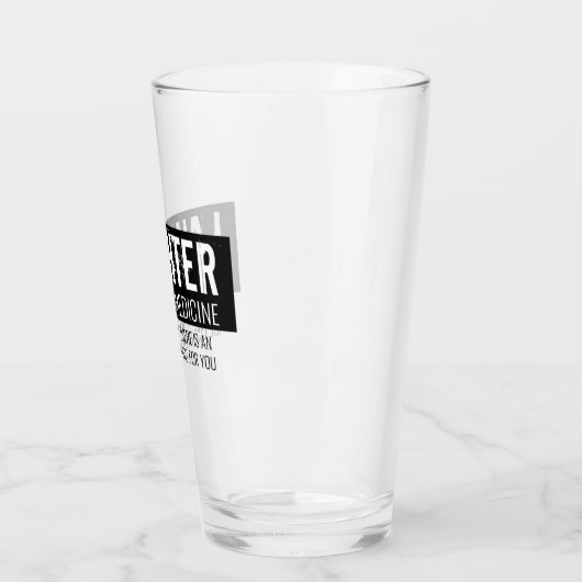 笑いは最高の薬のおもしろいやる気を起こさせる タンブラーグラス (左)