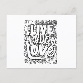 笑いは生きている ポストカード