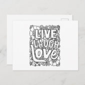 笑いは生きている ポストカード (正面/裏面)