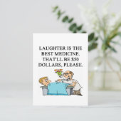笑いは薬最高のだ ポストカード (スタンド正面)