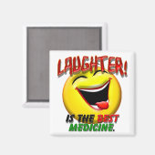 笑いは薬最高のだ マグネット (正面/裏面)