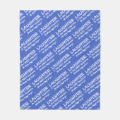 笑いは薬最高ののフリースブランケット フリースブランケット (正面)