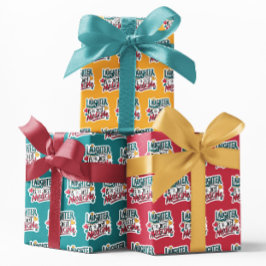 笑いは薬最高のの包み紙だ ラッピングペーパーシート