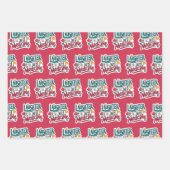 笑いは薬最高のの包み紙だ ラッピングペーパーシート (正面3)