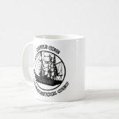 笑いものの乗組員 コーヒーマグカップ (正面左)