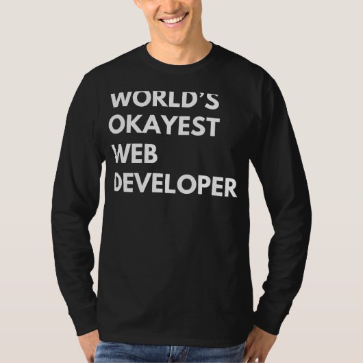 笑いをコード化：世界で最も面白いくもの巣開発者Tee Tシャツ (正面)