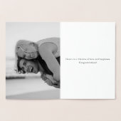 笑いを愛し続け楽しく過ごし結婚る 箔カード (内部)