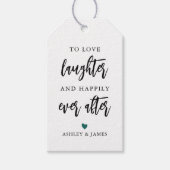 笑いを愛し、ずっと幸せに続ける色 ギフトタグ (正面)