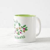 笑いアウトドア ツートーンマグカップ (正面右)