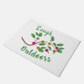 笑いアウトドア ドアマット (アングル)