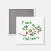 笑いアウトドア マグネット (正面/裏面)