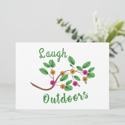 笑いアウトドア 招待状 (スタンド正面)