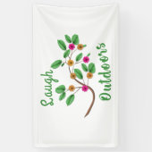 笑いアウトドア 横断幕 (縦)