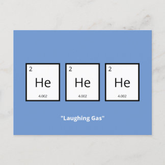 笑いガスヘリウム |サイエユーモアのあるンスプン シーズンポストカード