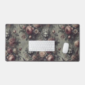 笑いセリフ – ゴシックフローラ デスクマット (キーボード&マウス)