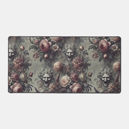 笑いセリフ – ゴシックフローラ デスクマット (正面)