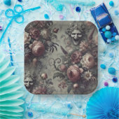 笑いセリフ – ゴシックフローラ ペーパープレート (パーティー)