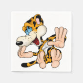 笑いヒョウ紙ナプキンス スタンダードカクテルナプキン (正面)