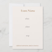 笑いブッダ招待状 招待状 (裏面)