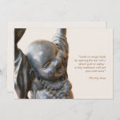 笑いブッダ招待状 招待状 (正面/裏面)