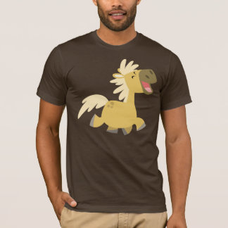 笑いマンガのポニーTシャツ Tシャツ