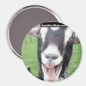 笑いヤギ マグネット (正面/裏面)