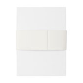 笑いユニークモノグラムを愛する結婚アイボリー 招待状ベリーバンド (裏面例)