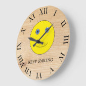 笑い保た ラージ壁時計 (傾斜)