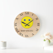 笑い保た ラージ壁時計 (ホーム)