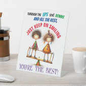 笑い保た 台座サイン (インサイチュ)