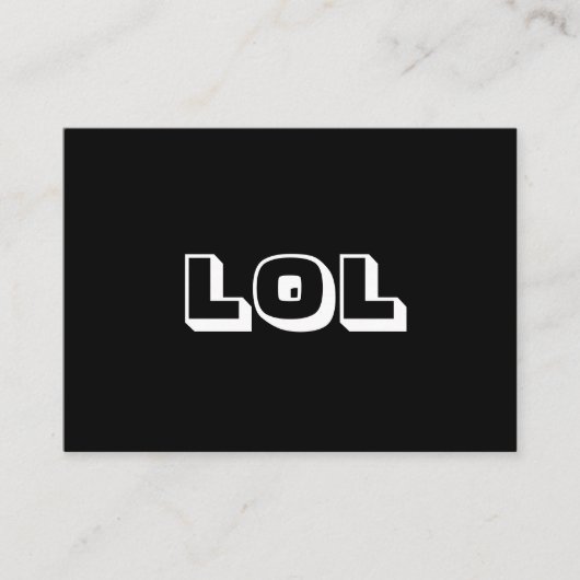 笑い出す大声の白黒 アドバイスカード (正面)