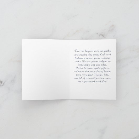 笑い台 カード (内部)