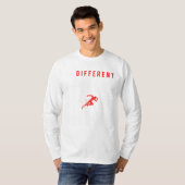 笑い声とレース:走- Be 違う from Ot Tシャツ (正面フル)