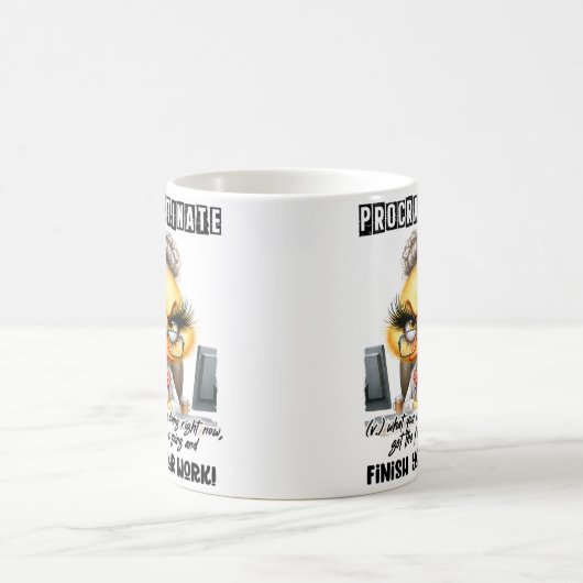 笑い声の大きいギフト:引用文付きコーヒーマグおもしろい コーヒーマグカップ (中央)