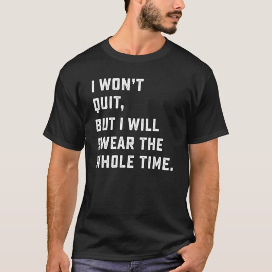 笑い声はやめ絶えず誓おう Tシャツ (正面)