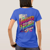 笑い声は贅沢だ Tシャツ (裏面)