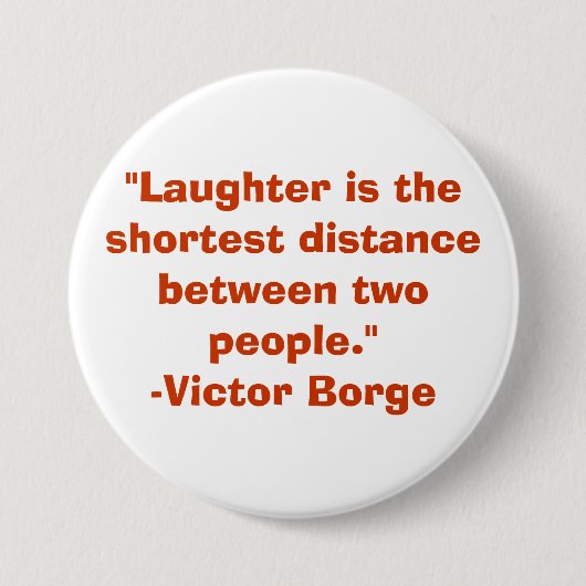 笑い声 缶バッジ (正面)