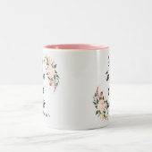 笑い声St. Padre PIOを持つ主に役立って下さい ツートーンマグカップ (中央)