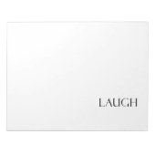 笑い引用文感動的笑い引用文 ノートパッド (正面)