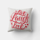 笑い愛は住んでいます クッション (裏面)